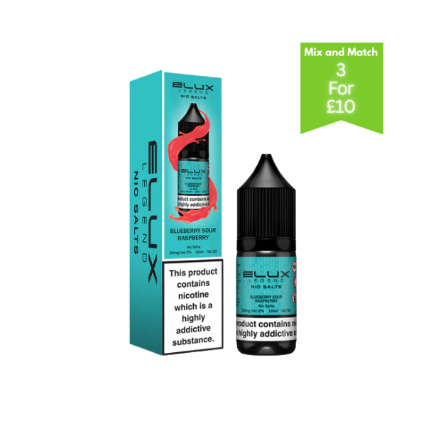 10mg Elux Legend 10ml Nic Salts (50VG/50PG)