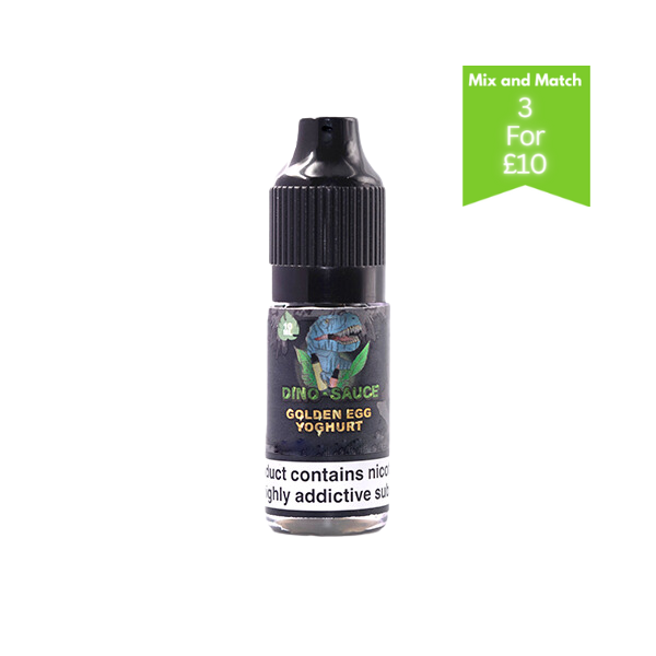 10mg Dino Sauce Nic Salts 10ml (50VG/50PG)