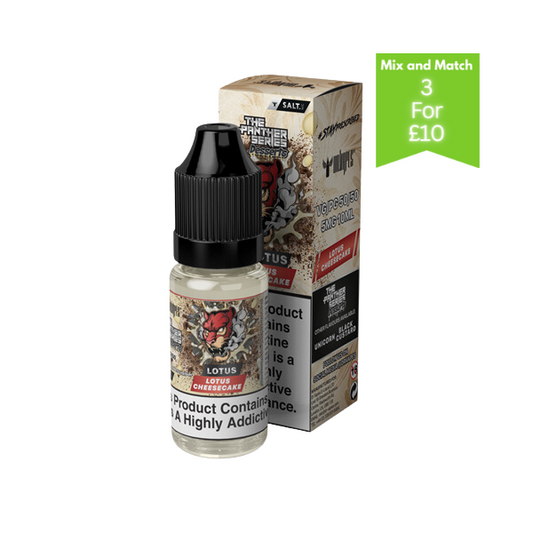 10mg The Panther Series Desserts By Dr Vapes 10ml Nic Salt (50VG/50PG)