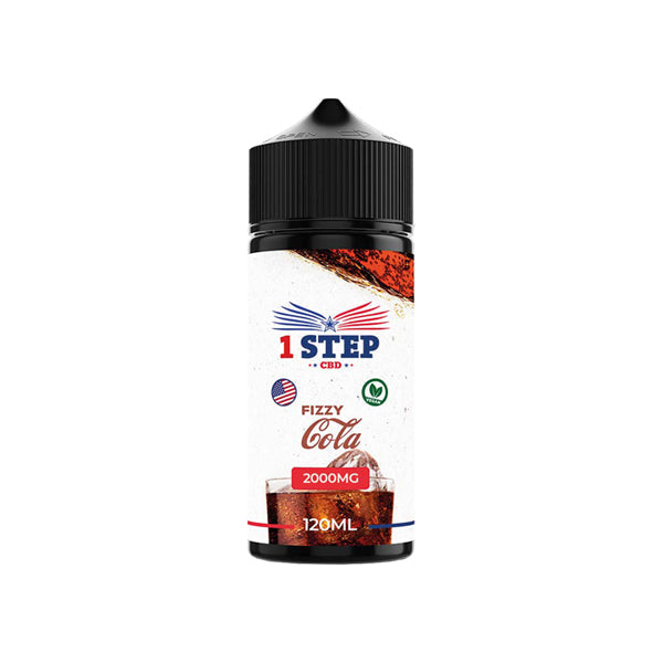 1 Step CBD 2000mg CBD E-liquid 120ml (BUY 1 GET 1 FREE)