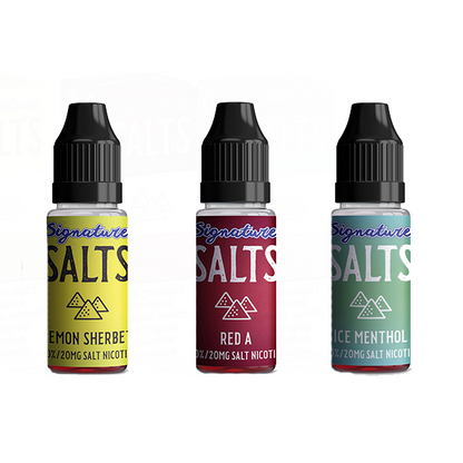 20mg Signature Salts By Signature Vapours 10ml Nic Salt (50VG/50PG) (BUY 1 GET 1 FREE)