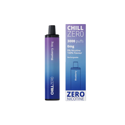 0mg Chill Zero Disposable Vape 3000 Puffs