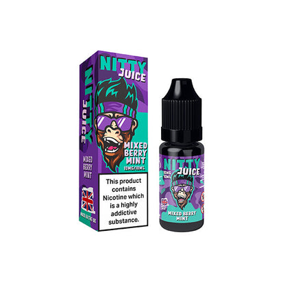 10mg Vapes Bars Nitty Juice Salts 10ml Nic Salt (50VG/50PG)