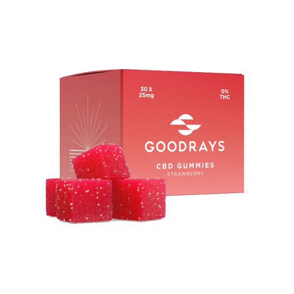 Goodrays 750mg CBD Gummies - 30 Pieces