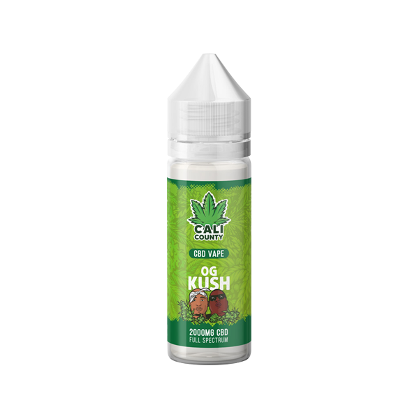 Cali County 2000mg Full Spectrum CBD E-liquid 50ml (60PG/40VG)