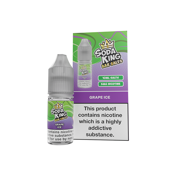 5mg Soda King Bar SALTS Nic Salts 10ml - (50VG/50PG)