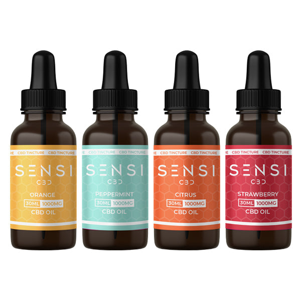 Sensi CBD 1000mg CBD Broad-Spectrum Tinture Oil 30ml (BUY 1 GET 1 FREE)