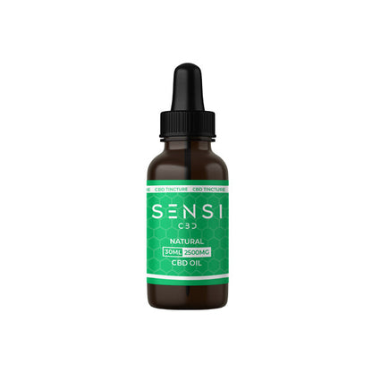 Sensi CBD 2500mg CBD Broad-Spectrum Tinture Oil 30ml (BUY 1 GET 1 FREE)