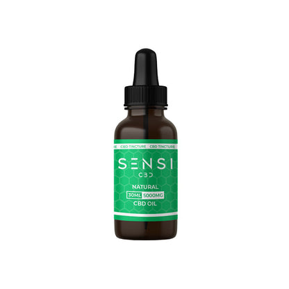 Sensi CBD 5000mg CBD Broad-Spectrum Tinture Oil 30ml (BUY 1 GET 1 FREE)