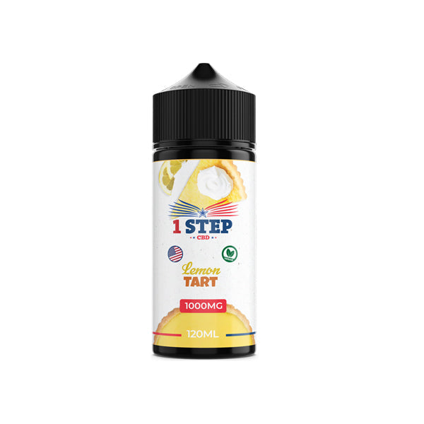 1 Step CBD 1000mg CBD E-liquid 120ml (BUY 1 GET 1 FREE)