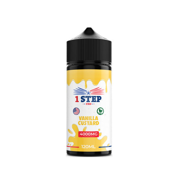 1 Step CBD 4000mg CBD E-liquid 120ml (BUY 1 GET 1 FREE)