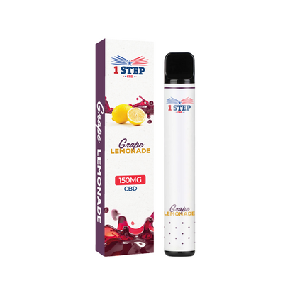 1 Step CBD 150mg CBD Disposable Vape Device