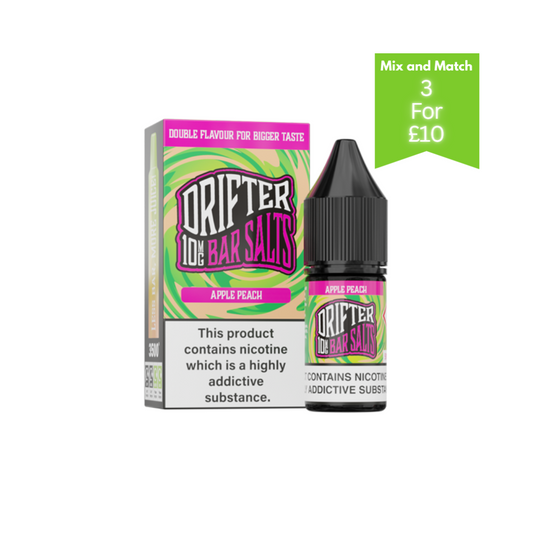 10mg Drifter Bar Salts 10ml Nic Salts (50VG/50PG)